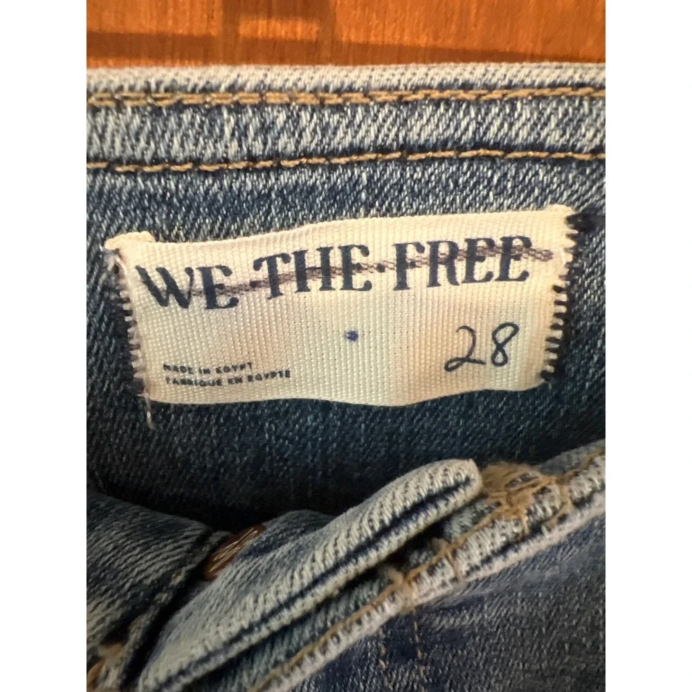 We The Free CRVY Wild Honey Flare jeans 28 raw hem‎ long